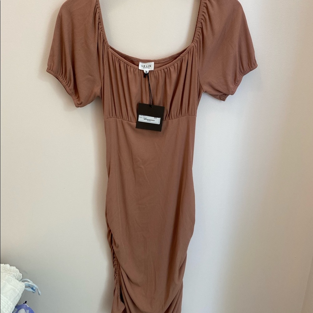 LELIS Ruched dress